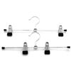 Colgador de pantalones de metal con clip de acero inoxidable directo de fábrica Hengman, clip multiusos de cromo antideslizante, clip grupal para el hogar, venta al por mayor