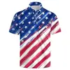 2025 Comercio Exterior Transfronterizo Amazon Aliexpress Nueva Camisa Polo Casual de Moda de Manga Corta con Cuello y Botones para Hombre