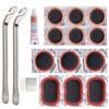 Kit de Reparo Rápido de Pneu de Bicicleta, Remendo Frio sem Cola, Espátula, Ferramentas para Reparo de Pneu, Caixa de Ferramentas para Reparo de Pneu