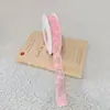 Fita de Renda Estampada Oca de 2,5cm Laço para Buquê Acessório de Cabelo Embalagem de Presente com Flores Fita Decorativa Artesanal