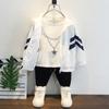 Roupas de Proteção Solar para Meninos 2026 Nova Jaqueta Estilosa de Proteção Solar para Bebê Jaqueta Fina de Verão para Proteger a Pele Roupa Externa Infantil Tendência