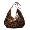 Bolso de Hombro Cruzado Casual de Gran Capacidad con Estampado de Leopardo de Moda, Nuevo Estilo 2026