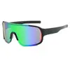 Gafas de Sol Deportivas de Marco Grande de Una Pieza Gafas de Sol para Montañismo Gafas de Colores Anti-UV Gafas para Deportes al Aire Libre Gafas de Sol para Ciclismo