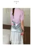 Bolsa de Ombro Casual Estilo Preguiçoso Feminina Nova Primavera 2026 Versão Coreana Fashionável Chique Grande Capacidade Bolsa de Ombro Único Transversal