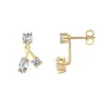 Pendientes de Zirconia de Moda Personalizados para Comercio Electrónico Transfronterizo Europeo y Americano 2026 Pendientes de Diseño Exquisito y Sencillo para Mujer