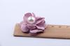3.50CM Flor de Tela con Borde Quemado Fábrica de Flores de Tela Perla Ropa Coreana Joyería Zapatos Anillos para el Cabello Fábrica de Flores En Stock