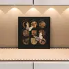 Venta Caliente Transfronteriza Pintura Decorativa Habitación Infantil Vestíbulo Sala de Estar Colgante de Pared Combinación de Murales de Fondo para Sofá Dopamina Venta al por Mayor
