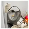 2026 Bolso Nuevo para Mujer Moda Simple Cubo Bolso de Hombro Cruzado Pequeño para Viajes Cotidianos Bolso de Mano con Textura de Cuero de Alta Gama
