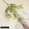 Hojas de eucalipto de plástico, plantas verdes artificiales para paisajismo, ramas decorativas de hoja de dinero, plantas artificiales, flores artificiales