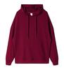 Suéter largo oversized masculino e feminino de outono e inverno, personalizado, de algodão grosso, grande, felpudo, cor sólida, cor doce, com capuz