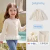 Cárdigan para Niña Jellybaby Estilo Francés Camiseta de Manga Larga para Niños Nuevo Estilo 2026 Ropa de Otoño para Bebé de 5 Años Top para Niños