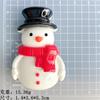 Grande boneco de neve brilhante de Natal acessórios de resina cola creme faça você mesmo adesivo de geladeira grampo de concha de telefone celular material lote