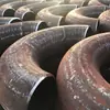 Codo de gran diámetro sin costura prensado en caliente con sección recta Codo metálico prensado en caliente Codo estándar de potencia Se puede añadir con logotipo