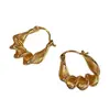 Estilo Old Money Geométrico Retro Patrón Retorcido Metal Ear Cuff, Pendientes de Lujo y Sofisticados, Aros de Oreja Versátiles y Elegantes