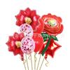 Estilo Rosa Margarida Girassol Balão terno Festa de Aniversário Girassol Dia dos Namorados Decoração de Confissão Balão