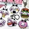 Chaveiro de Acrílico Transparente Dupla Face Desenho Animado Fofo Cinnamoroll de Mercadoria Sanrio Japonesa Transfronteiriça