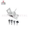 Techo de Teja de Acero Color Trapezoidal Abrazadera Comercial Fotovoltaica Accesorios de Nueva Energía Aleación de Aluminio Forma de T Abrazadera