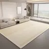 Alfombra de Estilo Sencillo Color Crema Francés para Decoración de Sala de Estar en Casa, Resistente a las Manchas, Antideslizante, Fácil de Cuidar, Manta para Sofá Se Puede Enviar por Cuenta de Otros