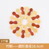 Esterillas de Bambú Aislantes del Calor para Uso Doméstico, Anti-quemaduras y Resistentes al Calor, Adecuadas para Cazuelas, Mesas de Comedor, Tazones, Tazas de Té, Platos y Manteles Individuales