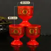Conjunto de Jarra de Vinho e Bule para Casa Nova e Casamento, Copos de Vinho para Adoração, Xícaras de Chá, Tigelas e Hashis, Suprimentos para Oferendas em Templos Budistas, Prato de Frutas