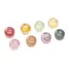 7x 4mm Acrílico Resaltado Transparente Dos Tonos Plano Ábaco Cuenta Espaciador Accesorios Hecho a Mano DIY Cadena Colgante Material para Pulsera