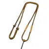 Hilo de Oro Tejido a Mano Collar Colgante de Cuello Cuerda Collar Cuerda Colgante Cuerda Colgante de Jade Cordón para Collar Colgante Thangka de Oro