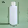 Fábrica de Origen Botella de Plástico Blanca Pe con Tapa Flip-Top Mariposa, Botella para Subempaque, Botella de Empaque para Cuidado Personal y Químicos de Uso Diario, Al por Mayor en Stock