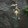 Horquilla Brillante Estilo Antiguo, Popular en Zonas Turísticas, Sensación de Alta Gama, Horquilla Linterna de Aleación, Horquilla para Falda de Cara de Caballo Hanfu Estilo Antiguo
