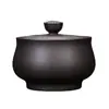 Arcilla Morada Zen Té Lata de Té Pequeña Lata de Almacenamiento de Té Caja para Té Tieguanyin Pu'Er Lata a Prueba de Humedad Tarro para Té Negro Logo