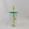 Taza de Paja de una Sola Capa de 16 oz Se Puede Transferir por Calor y Serigrafiar Taza de Plástico de 20 oz Taza para Bebidas Deportivas y de Fitness Jugo