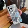 Adecuado para iPhone16 Funda para Teléfono Móvil Pluma de Arena Degradado con Pedrería Apple 15ProMax Láser Sentido Avanzado 14 Funda Protectora