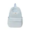 Mochila Nueva Estilo INS Japonés Fresca Dulce Color Caramelo para Chicas de Secundaria y Preparatoria, Color Sólido Simple Gran Capacidad Doble Hombro