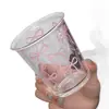 2026 Estilo Ins Transfronterizo Vaso de Vidrio con Lazo Rosa de Alto Valor Taza para Café Té con Leche para Uso en Casa Creativo Estética Femenina Vaso para Bebidas Frías