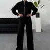 2026 Moda para o Dia a Dia Roupas Esportivas Outono Novidades Roupas Femininas Dropshipping Conjunto Casual de Cardigan com Capuz e Calças Largas