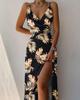 Moda 2024 Verano Yadu ropa casual para mujer macson ebay AliExpress wish vestido de vuelo amplio con escote en V profundo