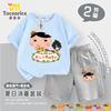 Detective de Traseros Nuevo Detective de Traseros Niños Traje de Manga Corta Verano Niños Camiseta 100% Algodón Tallas Mediana y Grande Niños 1