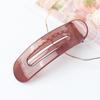 Nuevo clip grande para flequillo de frente, moda, clip de pico de pato Macaron, maquillaje, clip lateral sin costuras, clip transparente para cabello suelto