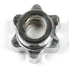 Tornillo de fijación accesorios barra de pesas mancuerna barra hogar piezas de agujero pequeño fijación tuerca de doble seguro tuerca de bloqueo universal