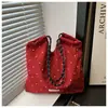 Bolsa de Malla con Cordón Verano Gran Capacidad Bolso de Hombro de Gasa Fresca Pequeña Flor de Hada Bolsa de Vacaciones Bolsa de Viaje para Mujer