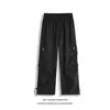 26 Nuevos pantalones cortavientos casuales versátiles con diseño de pliegues laterales funcionales para exteriores K26063 - control especial p35 68
