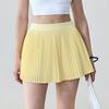Falda de tenis para mujer, falda deportiva de dos piezas, cintura alta, plisada, anti-carrera, para montar a caballo
