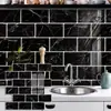 Adesivos de azulejo de epóxi autoadesivos em arco, adesivos à prova d'água e resistentes a manchas para óleo de cozinha, papel de parede para decoração de parede de casa