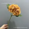 Película Western Americana Tacto a Mano Hortensia Accesorios para el Hogar Florales Lavable Hortensia de Cabeza Única con Hoja Accesorios de Boda