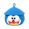 Cesta de Almacenamiento de Hilo de Algodón de Dibujos Animados Doraemon Gran Capacidad Tejida con Tapa para Organización del Hogar Caja de Almacenamiento de Juguetes y Snacks Hecha a Mano