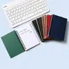 Amazon Caderno Kraft A5 com 14 Furos Caderno A6 com Dupla Espiral Caderno de Exercícios para Estudantes Bloco de Notas Atacado