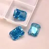 Zirconia Azul Marino Corte Hielo Piedra Suelta