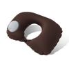 Almohada Inflable Personalizada en Forma de U Seda de Leche Logo Personalizable Portátil para Viaje Almohada para Cuello Almohada de Avión Almohada en Forma de U Almohada Inflable