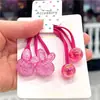 Corda de Cabelo de Pelo de Coelho Explosivo Infantil Elástico Longo Faixa de Cabeça Acessórios de Cabelo Rabo de Cavalo de Menininha Faixa de Cabelo Enrolável de Alta Elasticidade Faixa de Cabeça