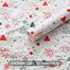 Bandeja de Manzanas Navideñas DIY Hecho a Mano Bandeja Fija Material Floral Cristal Astas Nochebuena Bandeja de Manzanas Multifuncional