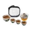 Juego de té de viaje de fresno vegetal, taza exprés portátil para exteriores, regalo para el Festival del Bote del Dragón, obsequio para negocios y vacaciones, obsequio con logotipo